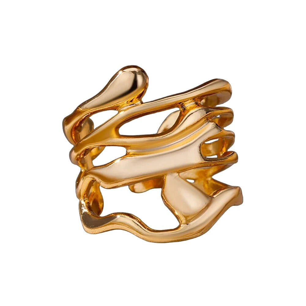 Drip Chunky Adjustable Ring