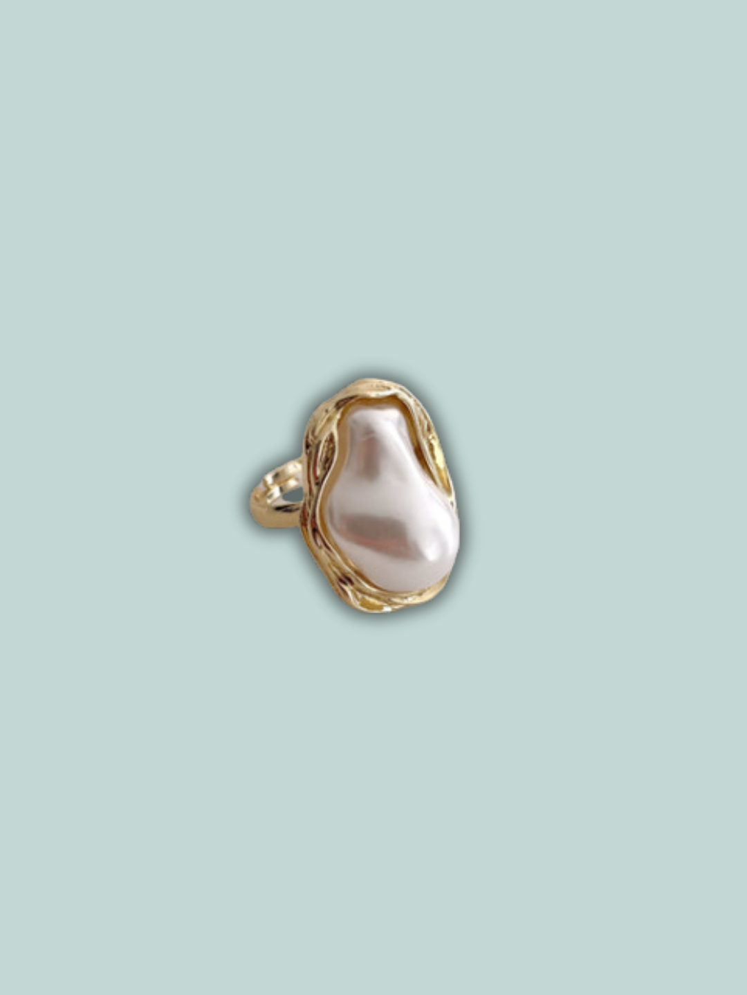 Matilda Pearl Ring (Adjustable)