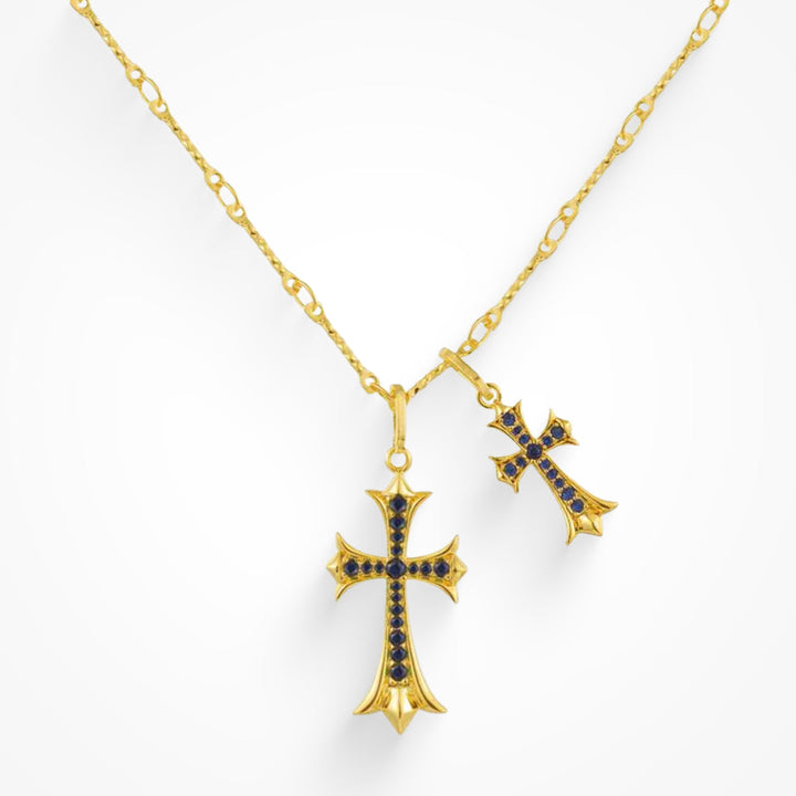 Two Cross Necklace