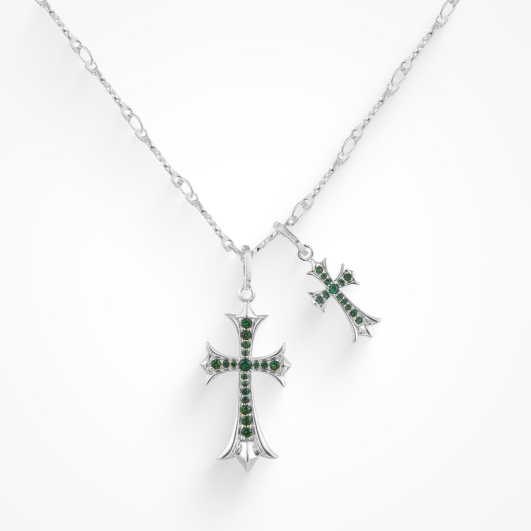 Two Cross Necklace