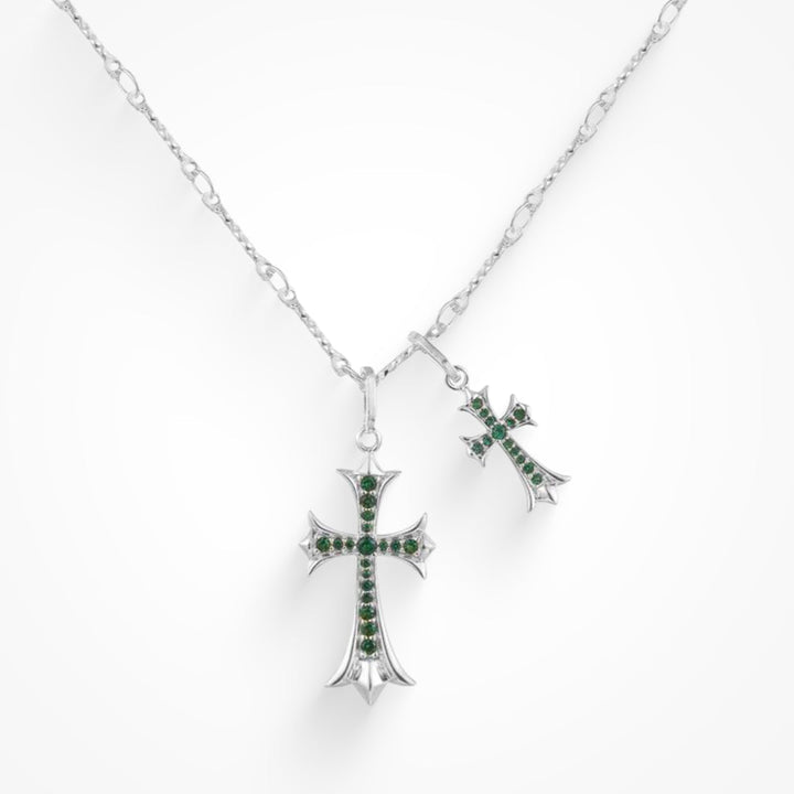 Two Cross Necklace