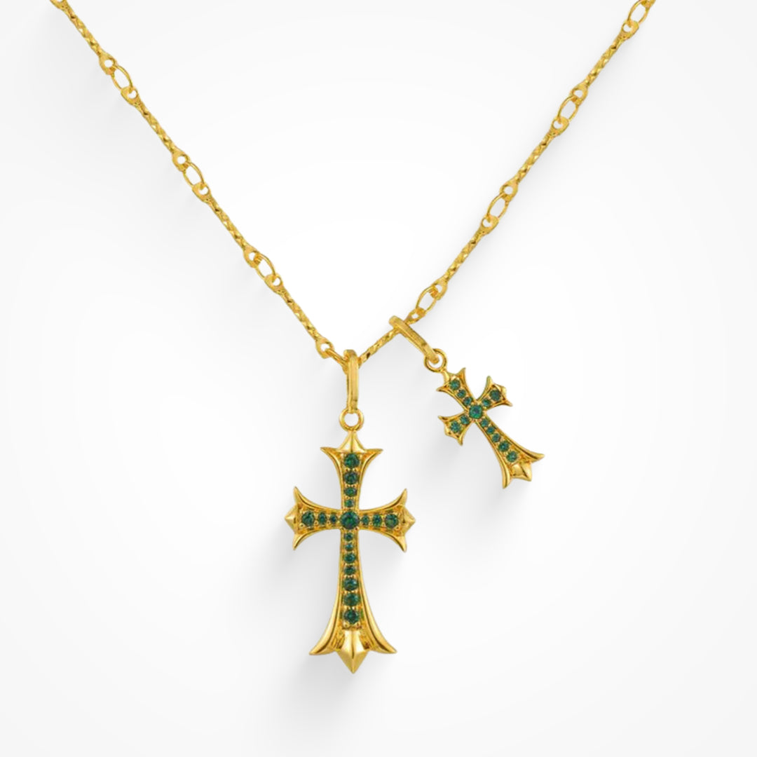 Two Cross Necklace